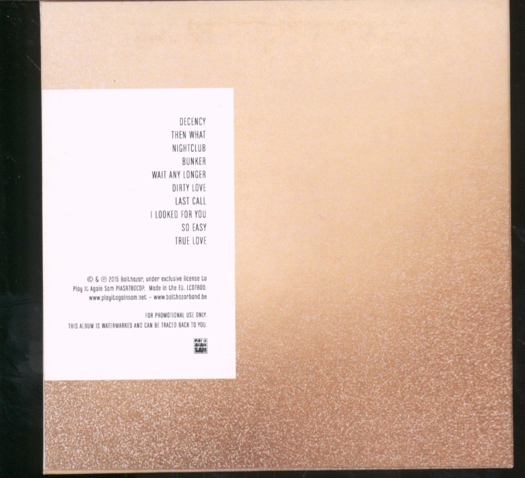 Balthazar - Thin Walls - Cdr