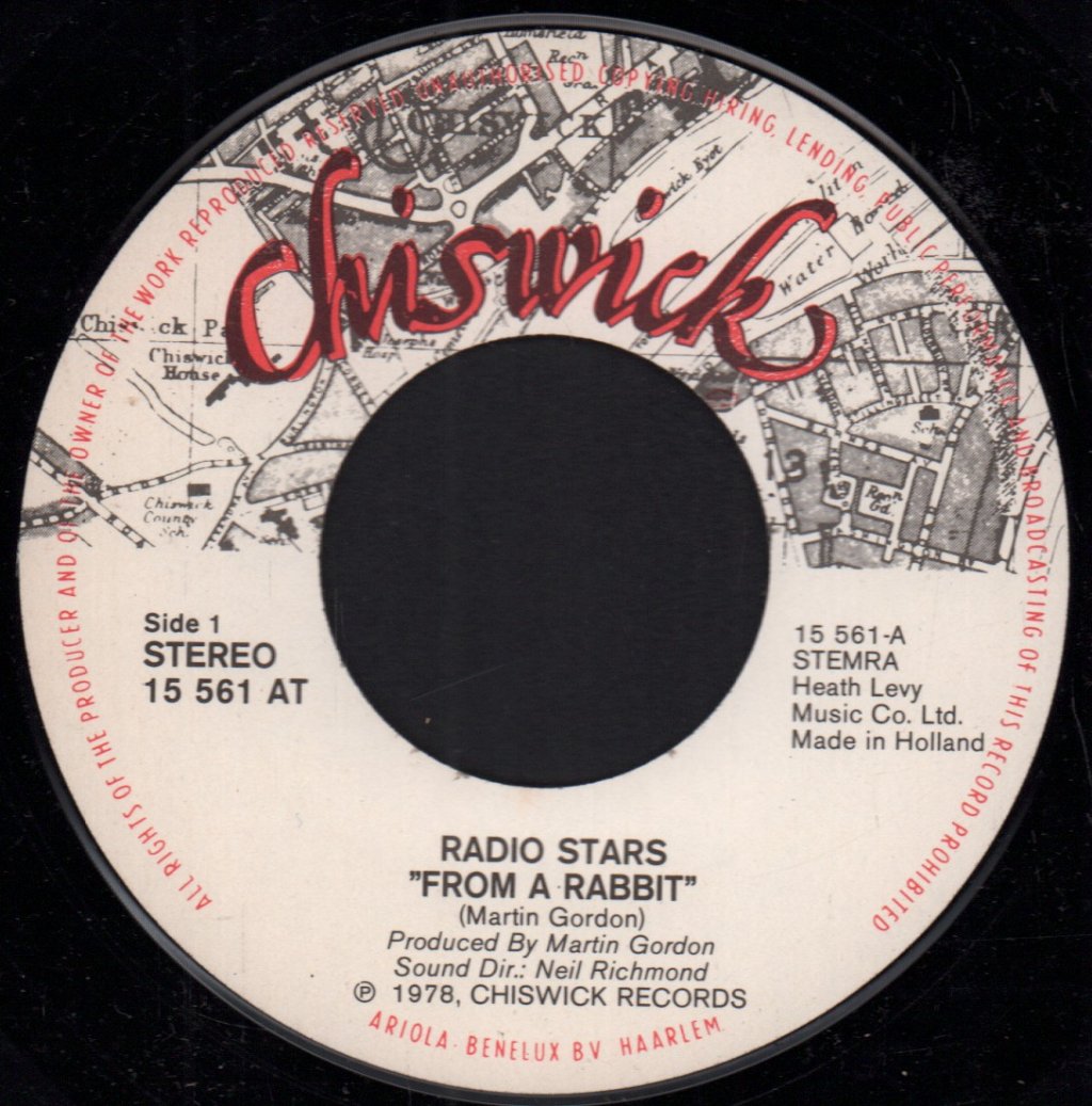 Radio Stars - From A Rabbit / The Beast No. 2 - 7 Inch