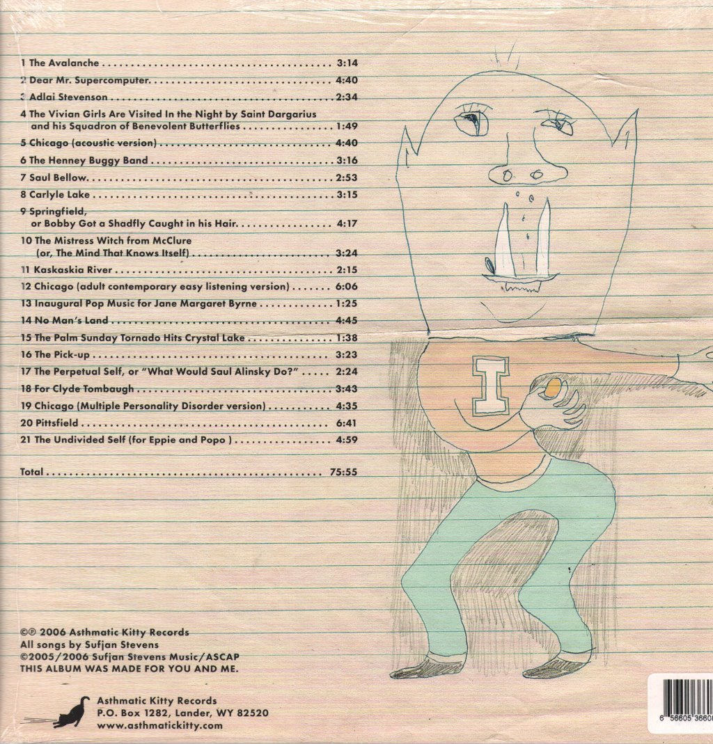 Sufjan Stevens - Avalanche (Outtakes & Extras From The Illinois Album) - Double Lp