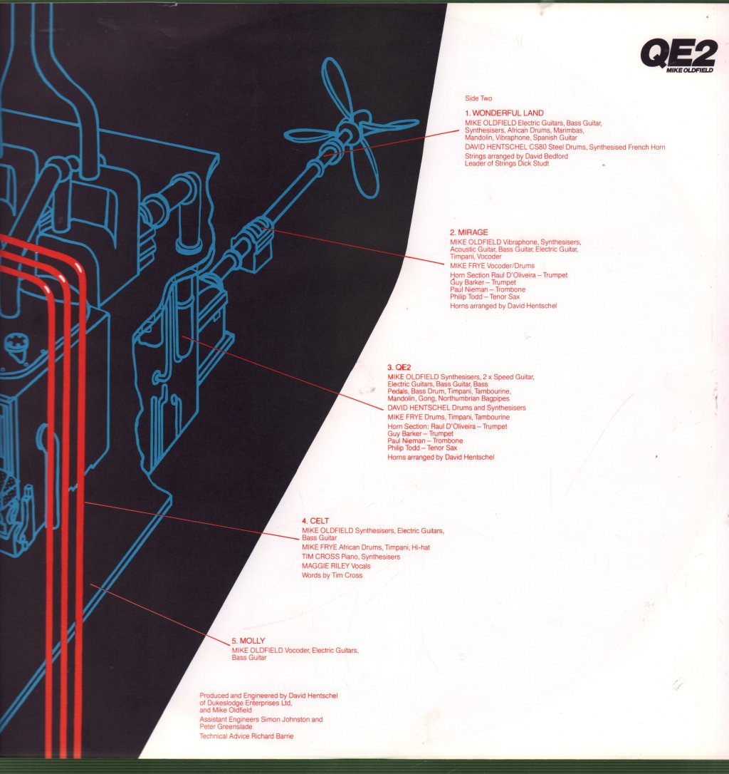 Mike Oldfield - QE2 - Lp