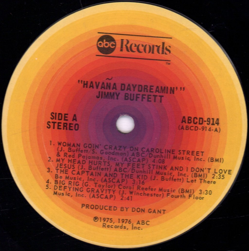 Jimmy Buffett - Havaña Daydreamin' - Lp