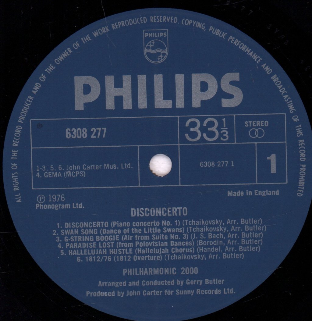 Philharmonic 2000 - Disconcerto - Lp