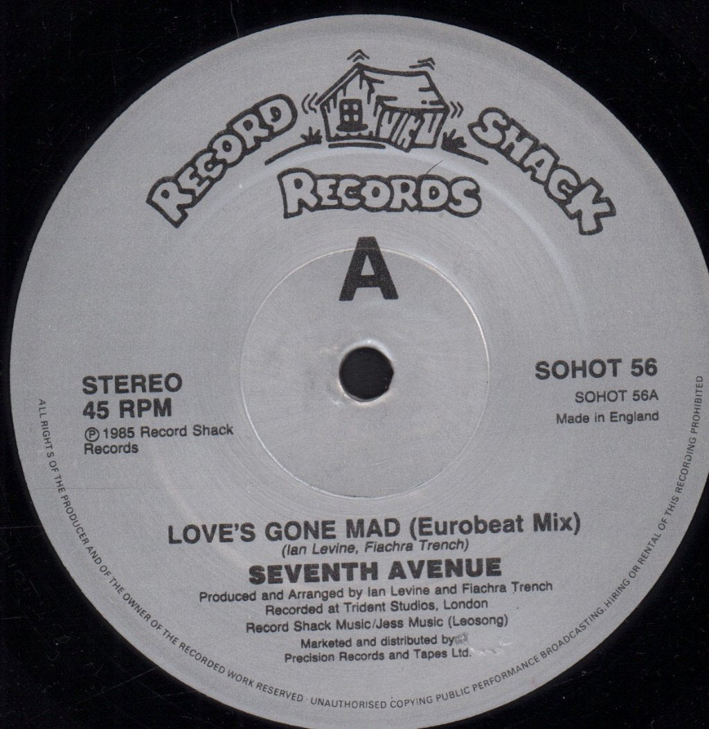 Seventh Avenue (80'S Group) - Love's Gone Mad - 12 Inch