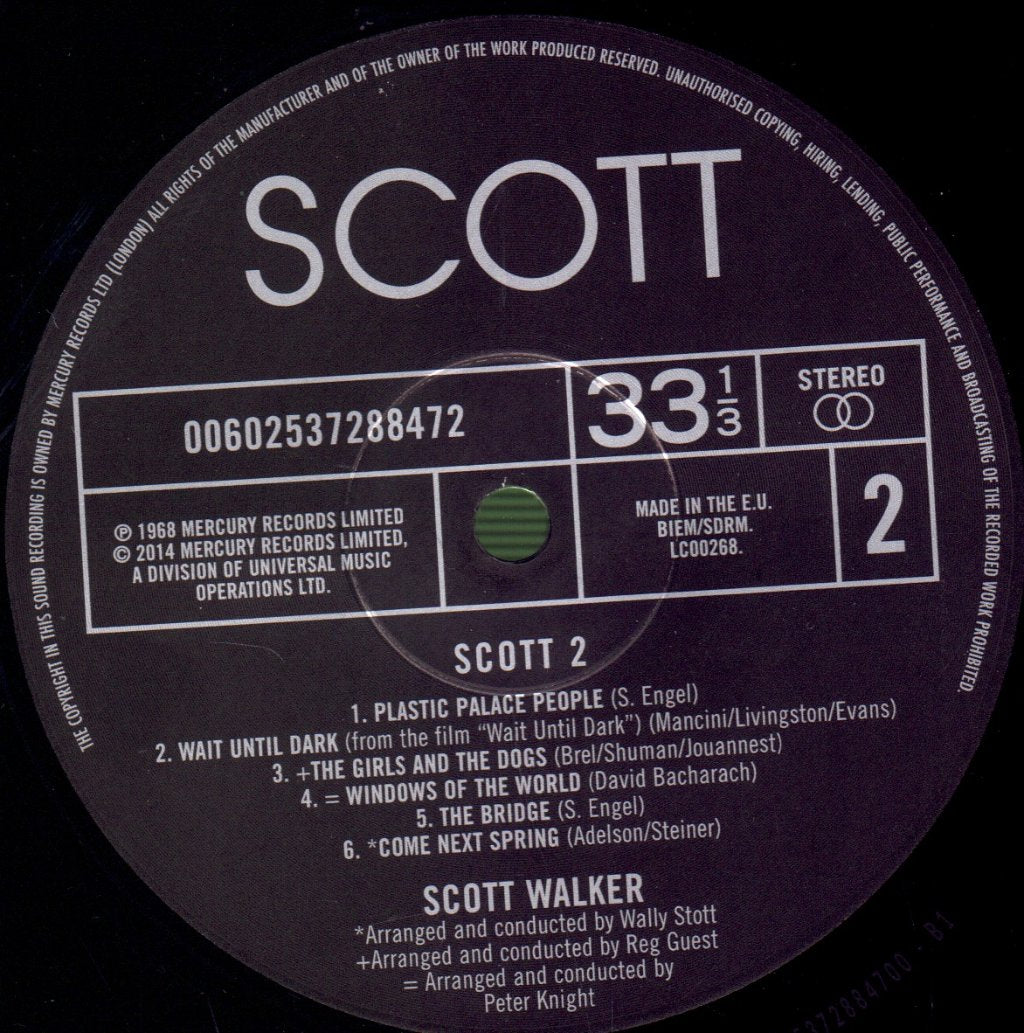 Scott Walker - Scott 2 - Lp