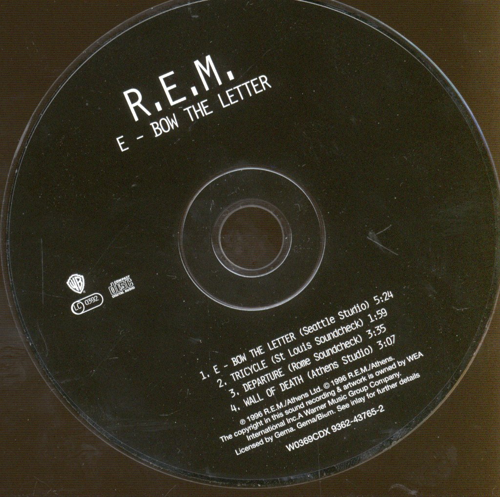R.E.M. - E - Bow The Letter - Cd