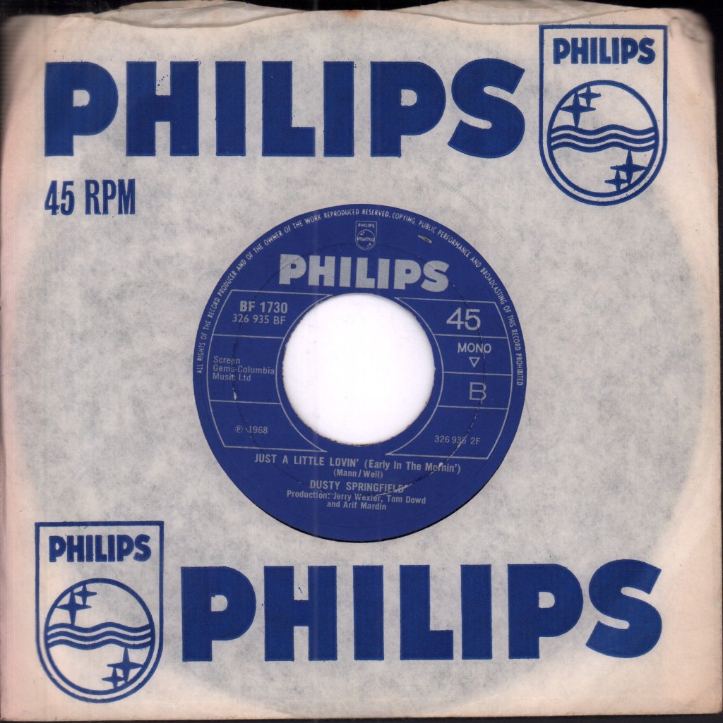 Dusty Springfield - Son-Of-A Preacher Man - 7 Inch