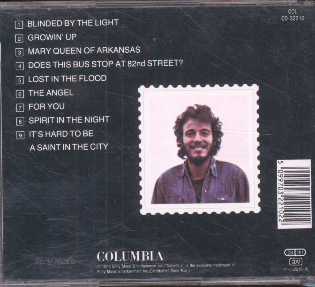 Bruce Springsteen - Greetings From Asbury Park, N. J. - Cd
