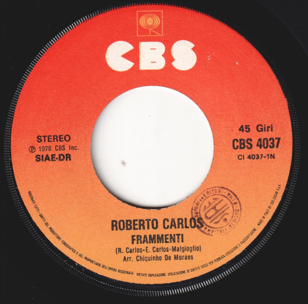 Roberto Carlos - Frammenti - 7 Inch