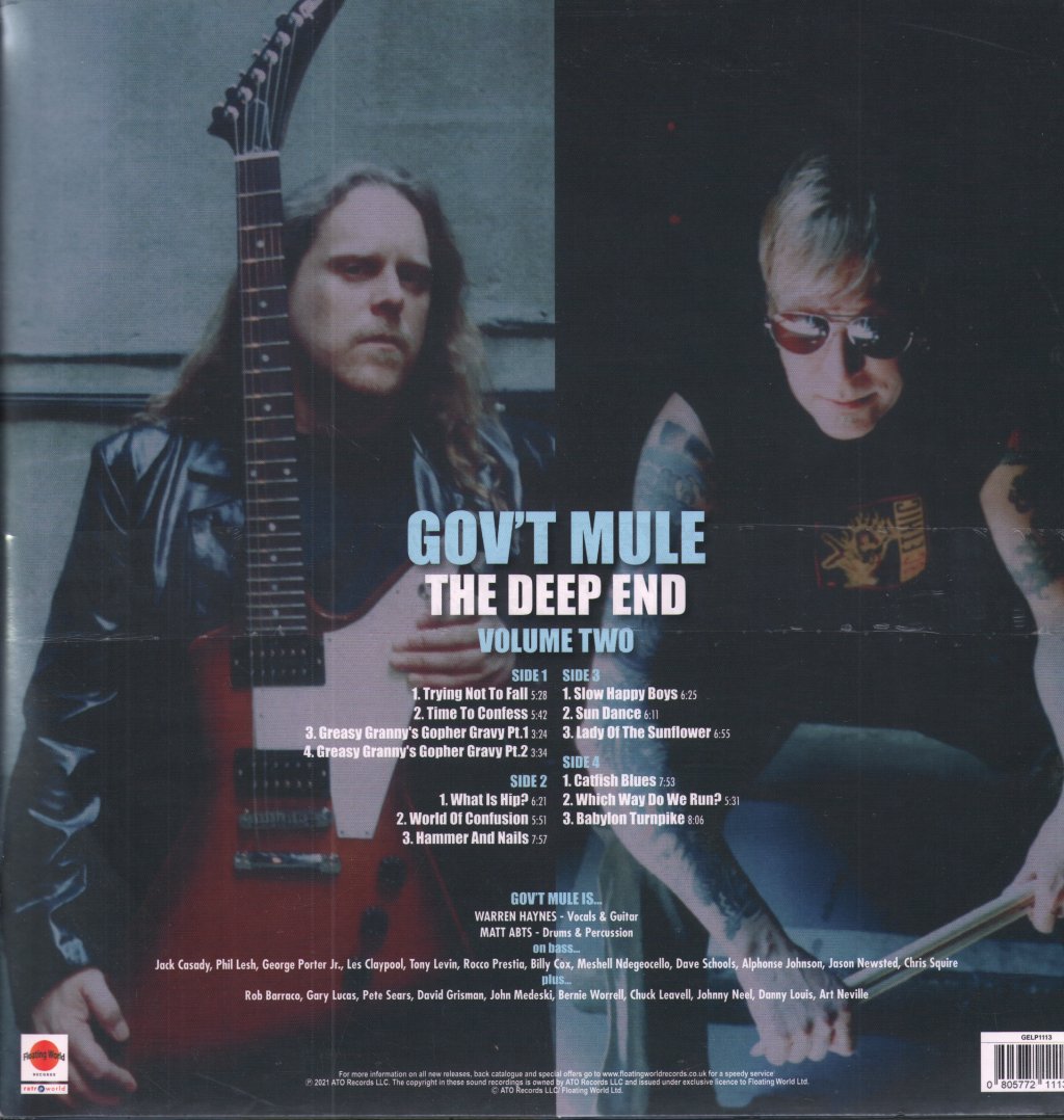 Gov't Mule - Deep End Volume Two - Double Lp