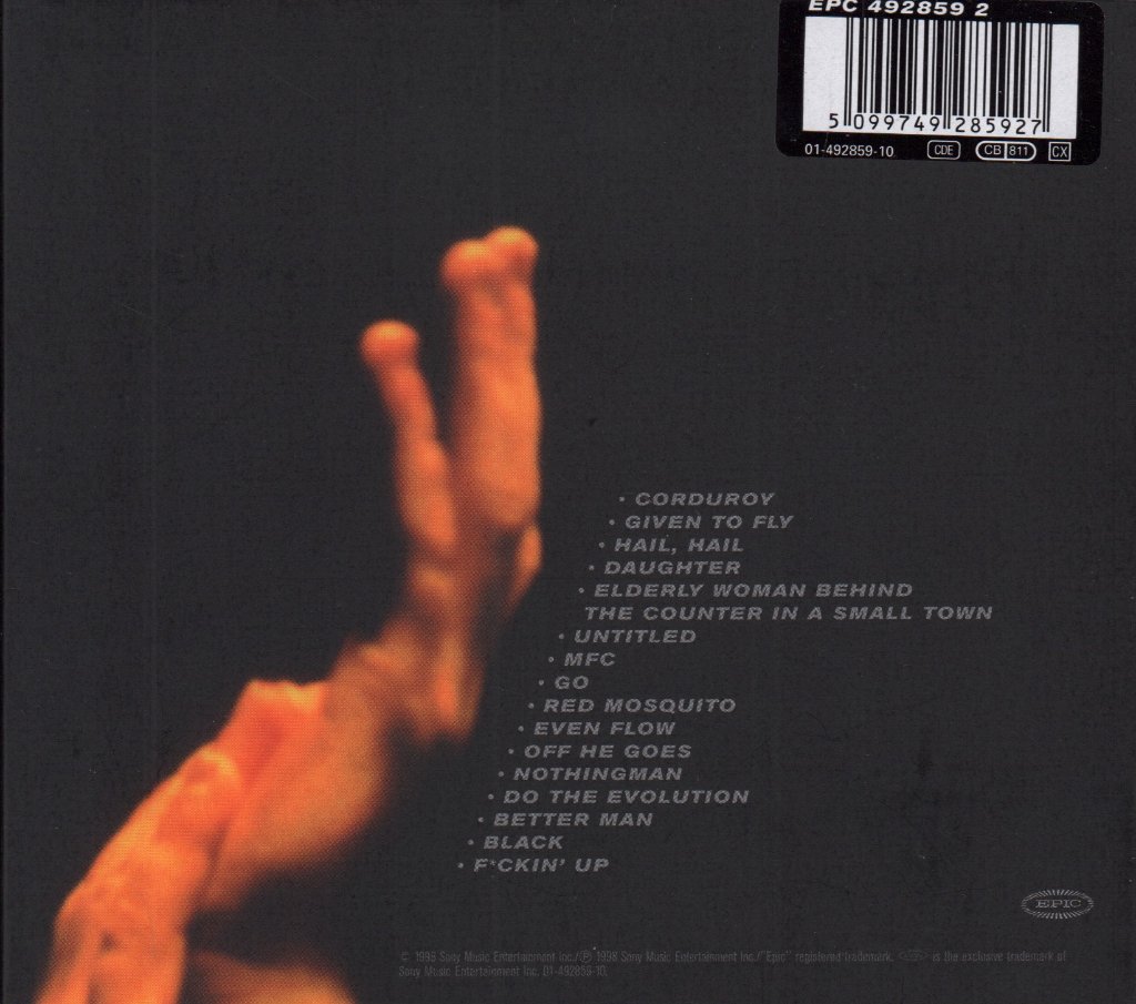 Pearl Jam - Live On Two Legs - Cd