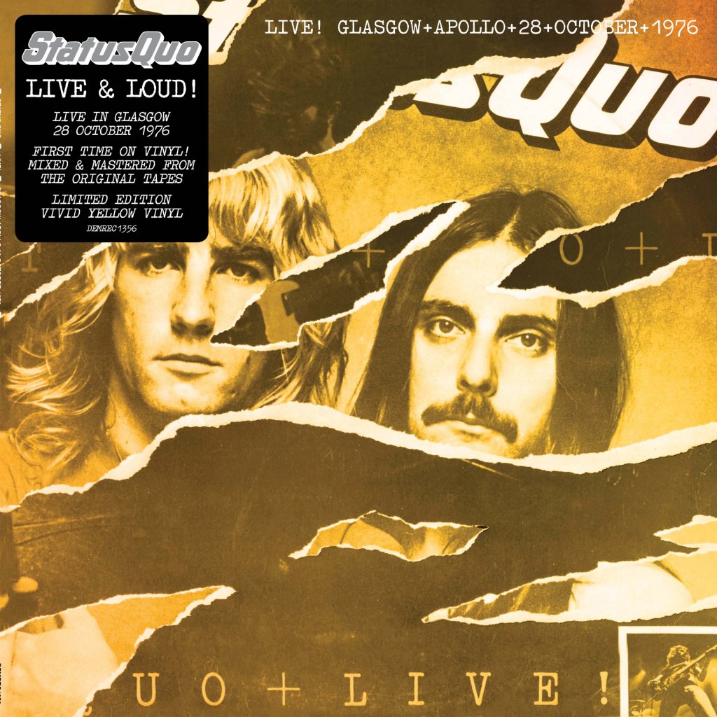 Status Quo - Live In Glasgow 28th October 1976 - Double Lp