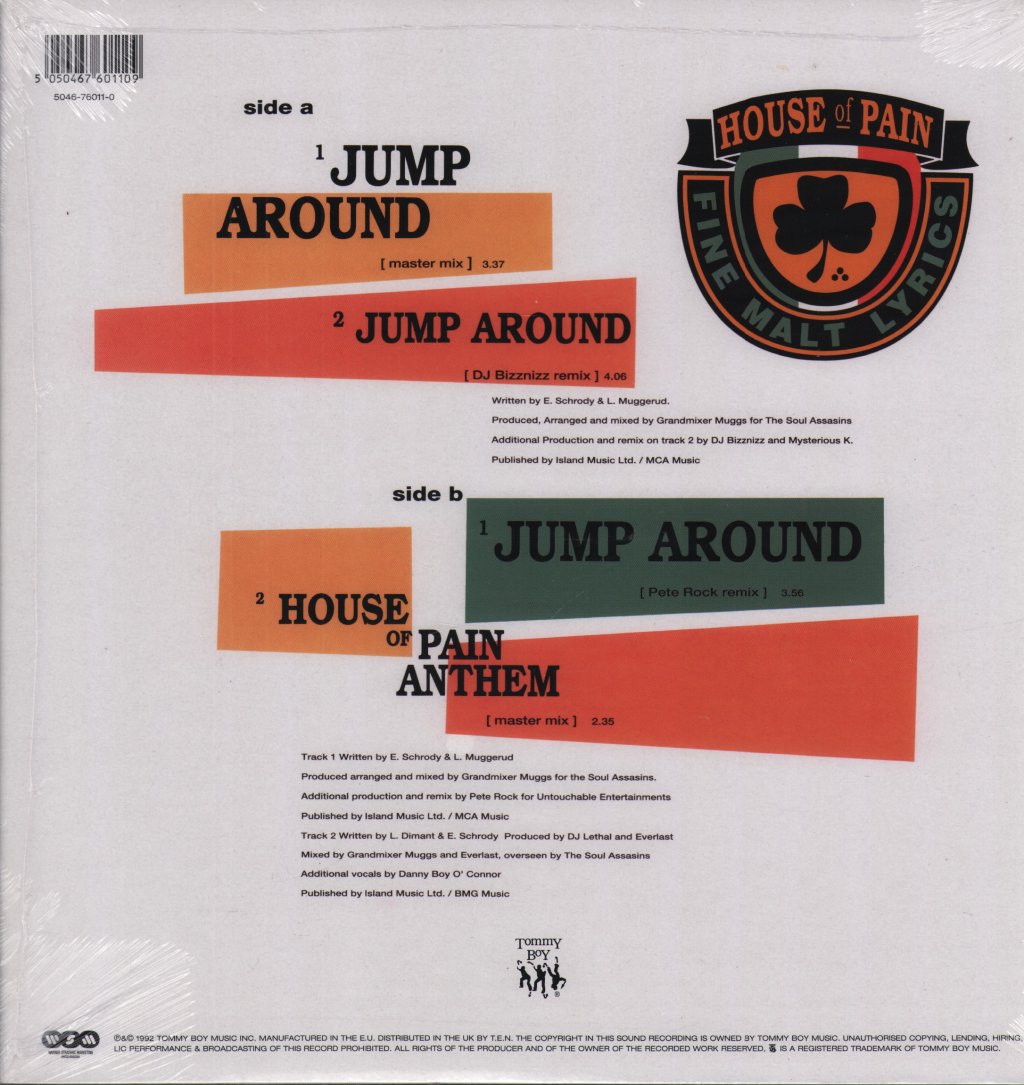 House Of Pain - Jump Around - 12 Inch