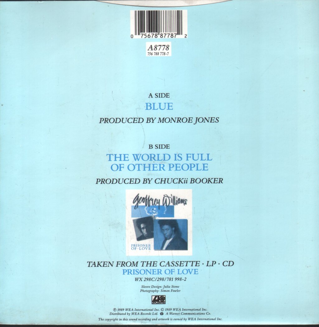 Geoffrey Williams - Blue - 7 Inch
