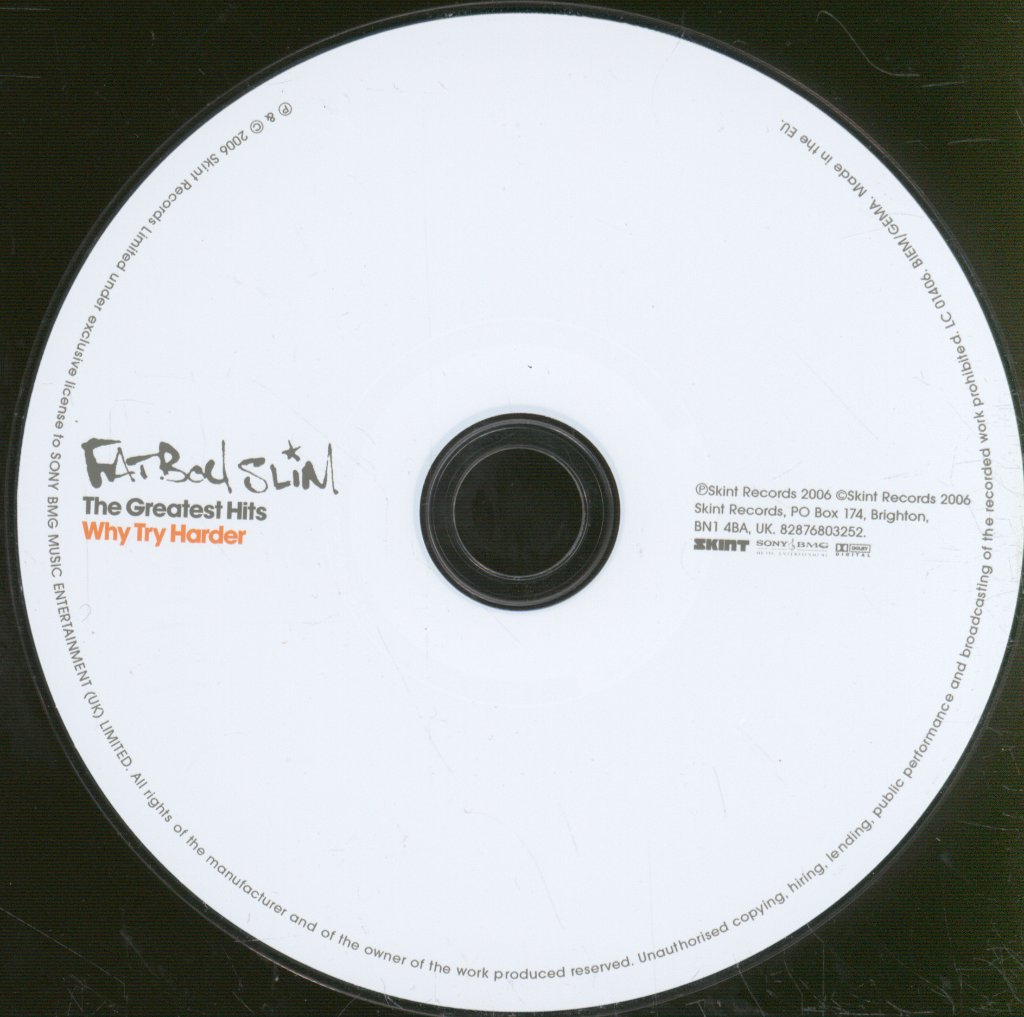 Fatboy Slim - Greatest Hits (Why Try Harder) - Cd
