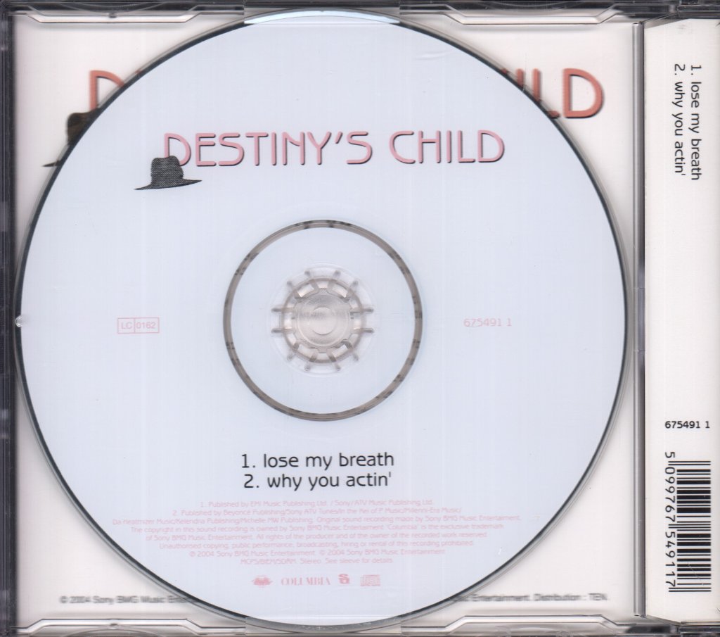 Destiny's Child - Lose My Breath - Cd