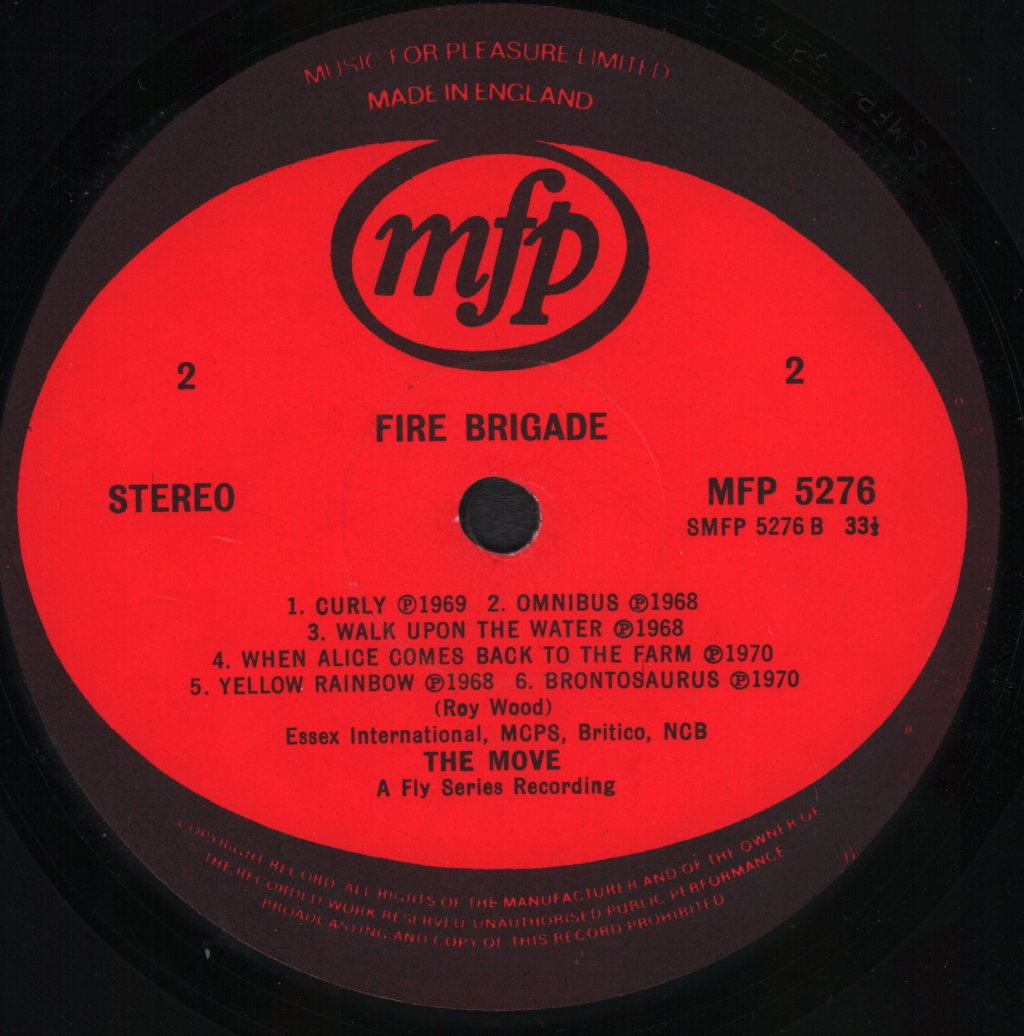 Move - Fire Brigade - Lp