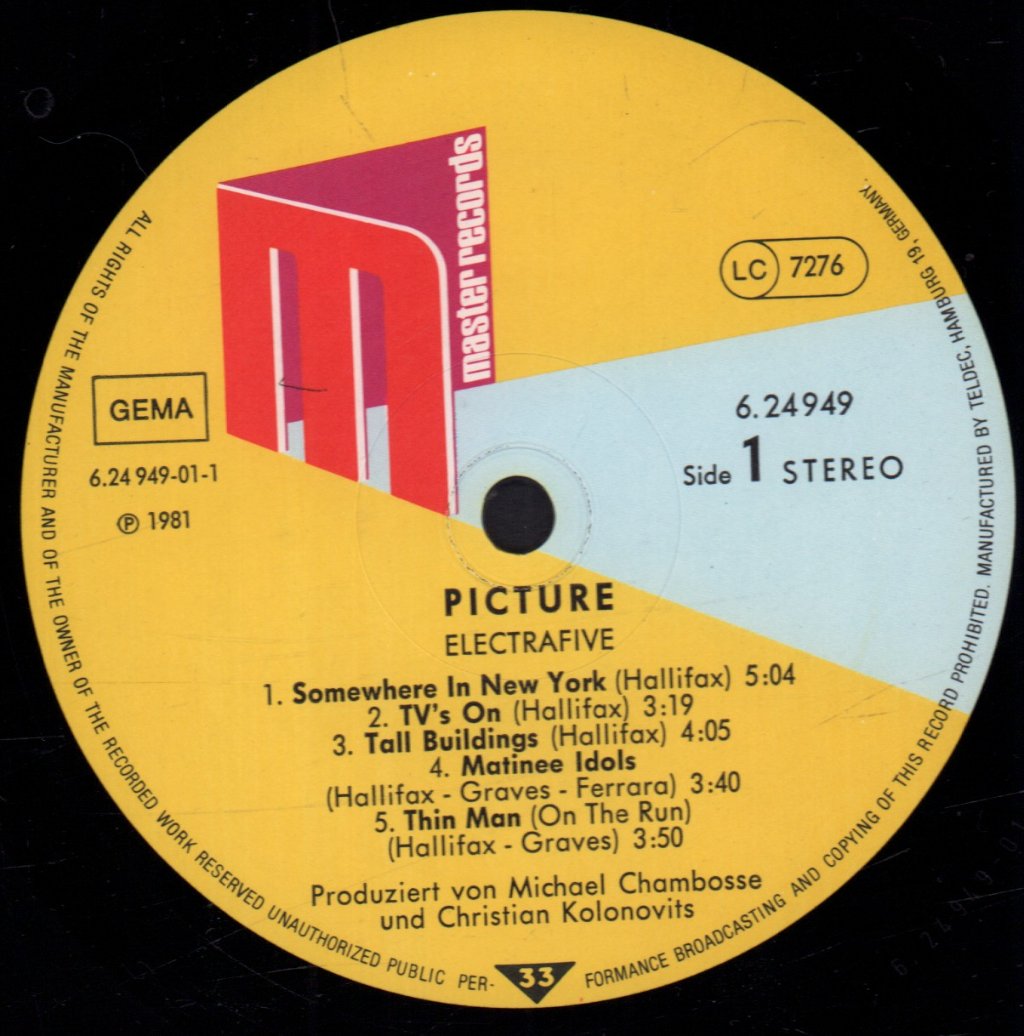 Electrafive - Picture - Lp