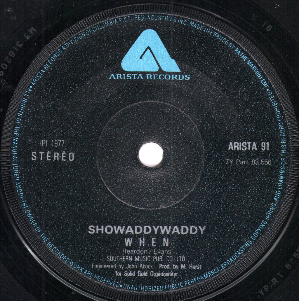 Showaddywaddy - When - 7 Inch