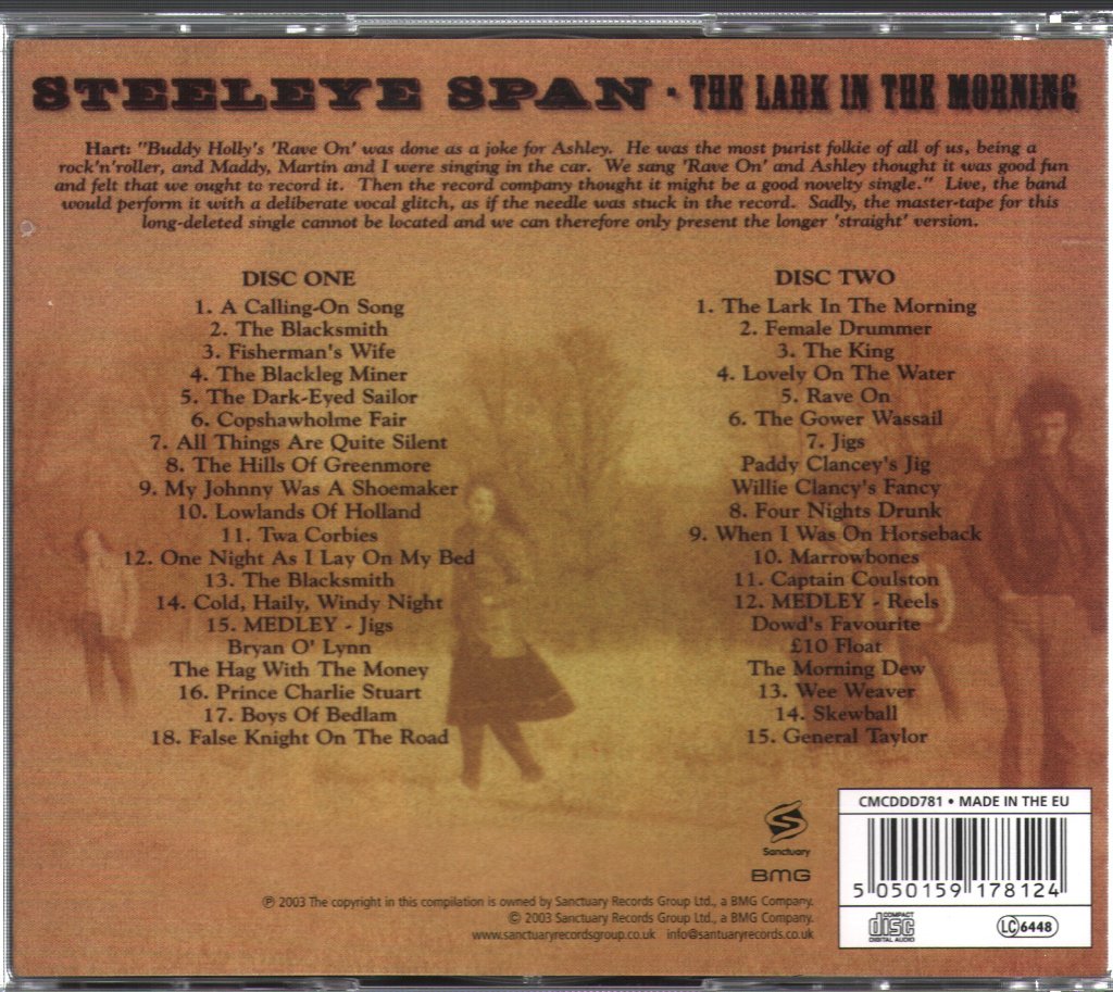 Steeleye Span - Lark In The Morning: The Early Years - Double Cd