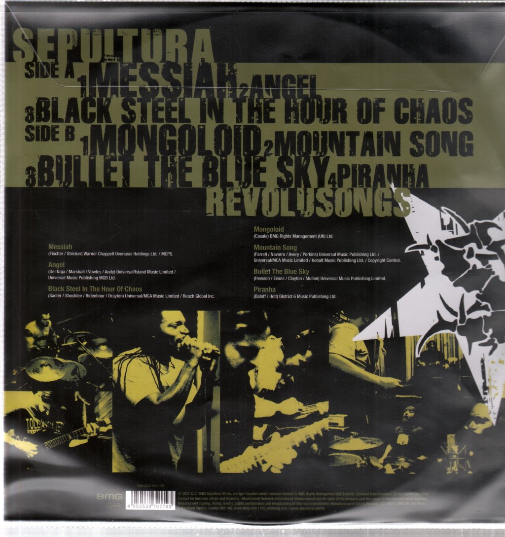 Sepultura - Revolusongs (RSD2022) - Lp