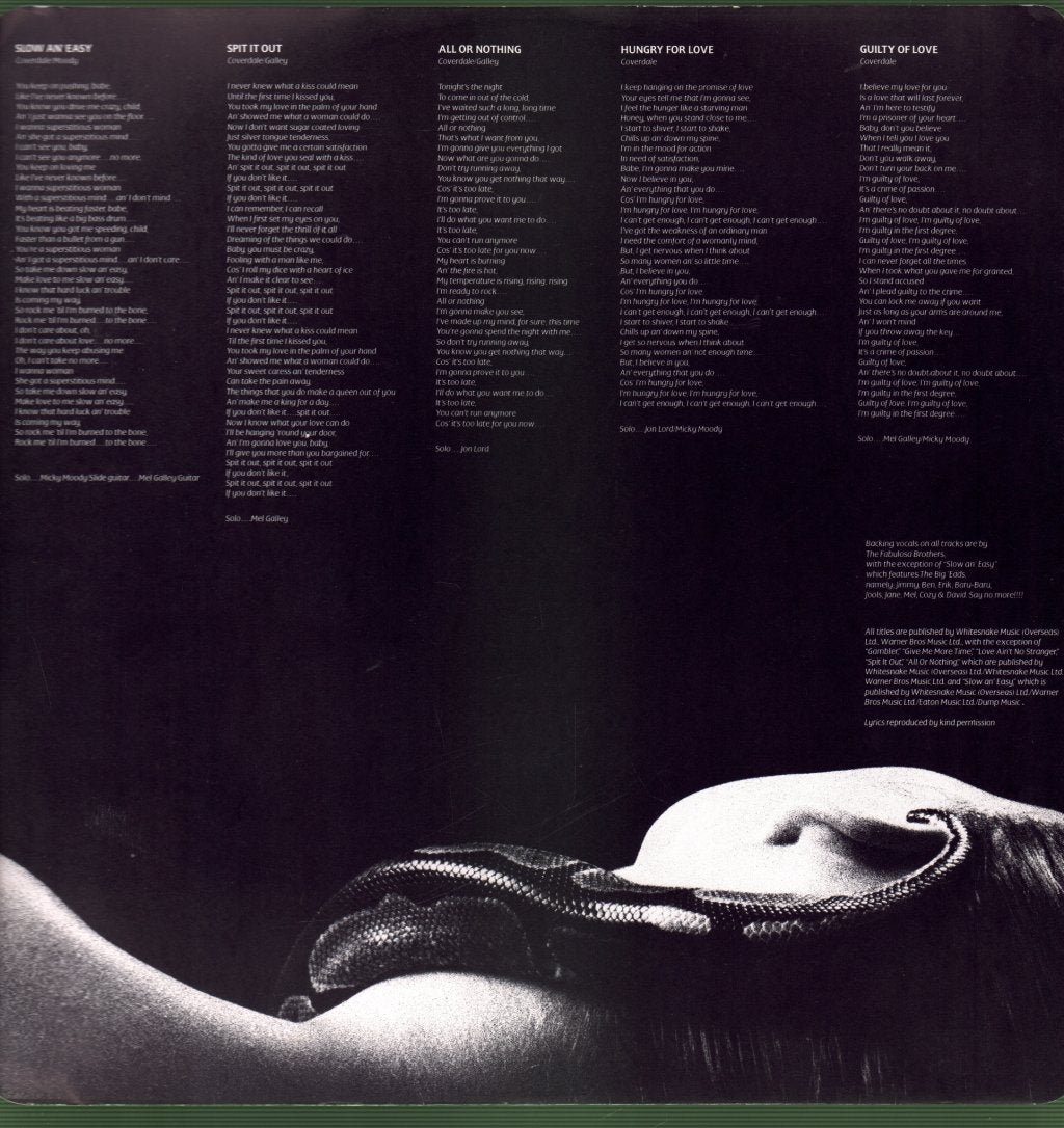 Whitesnake - Slide It In - Lp