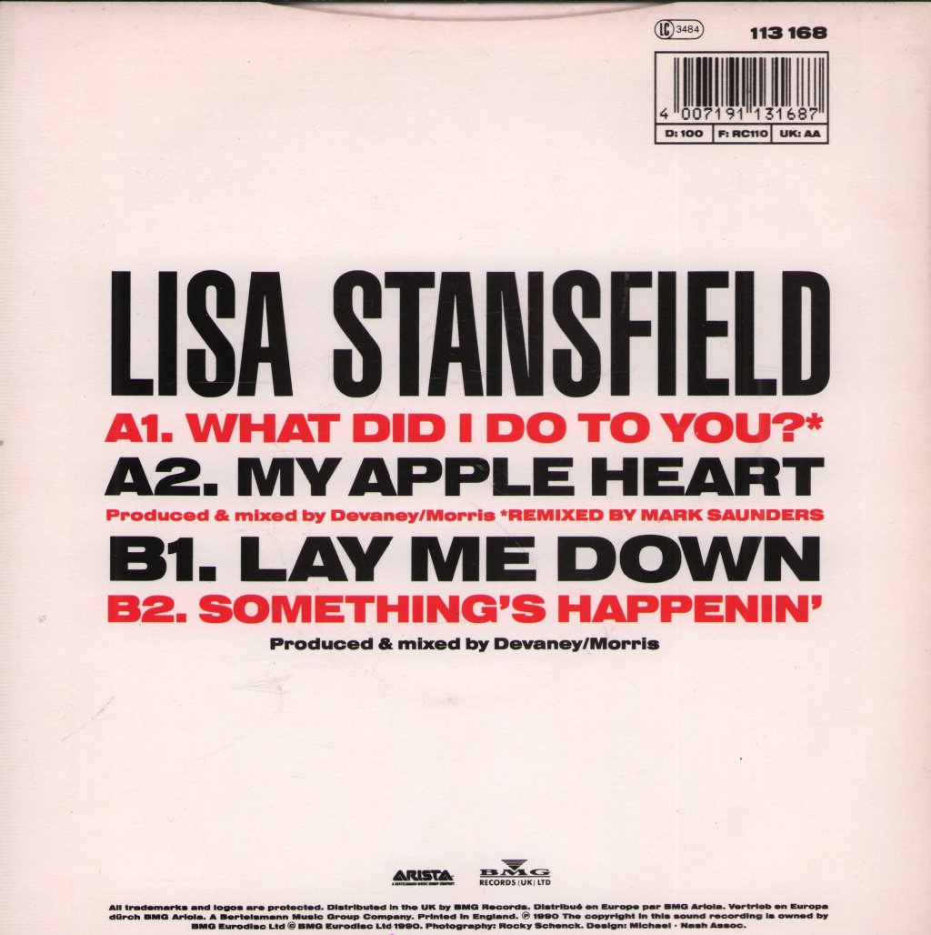 Lisa Stansfield - What Did I Do To You - 7 Inch