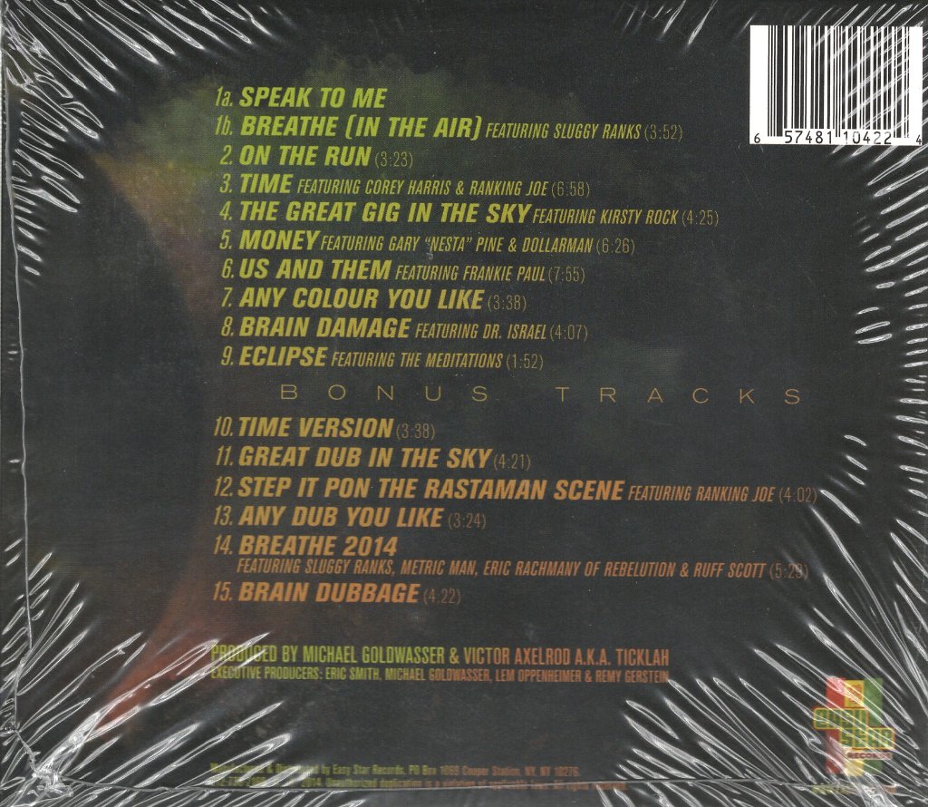 Easy Star All-Stars - Dub Side Of The Moon - Cd