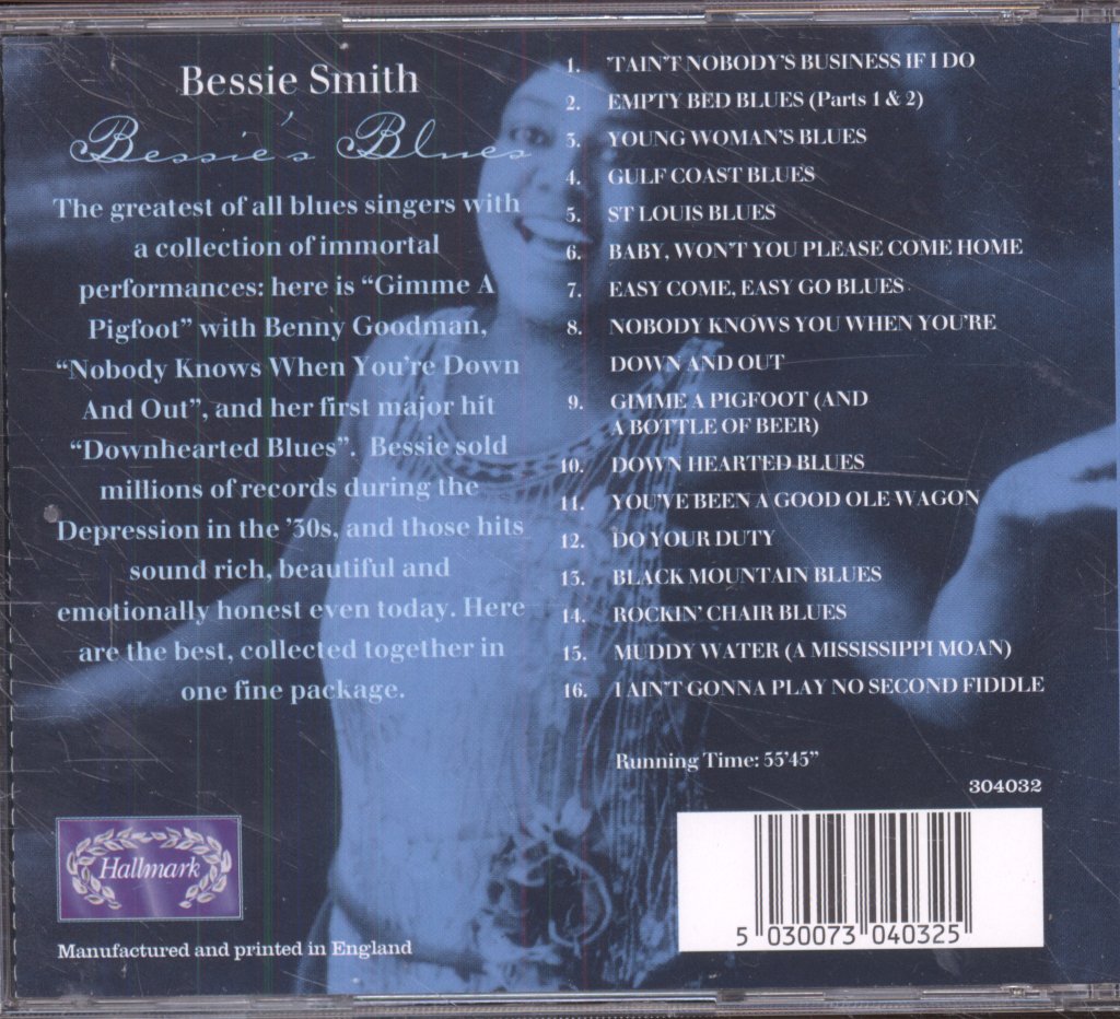 Bessie Smith - Bessie's Blues - Cd