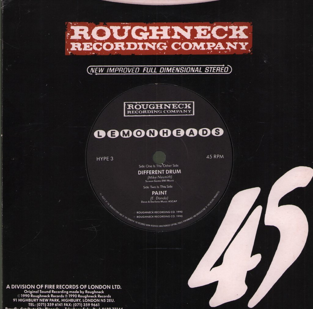 Lemonheads - Different Drum / Paint - 7 Inch