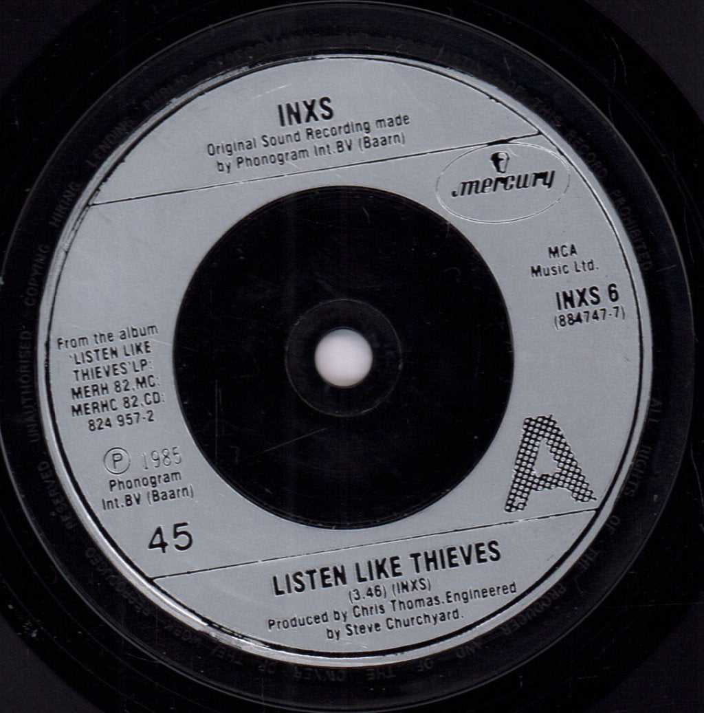 INXS - Listen Like Thieves - Double 7 Inch