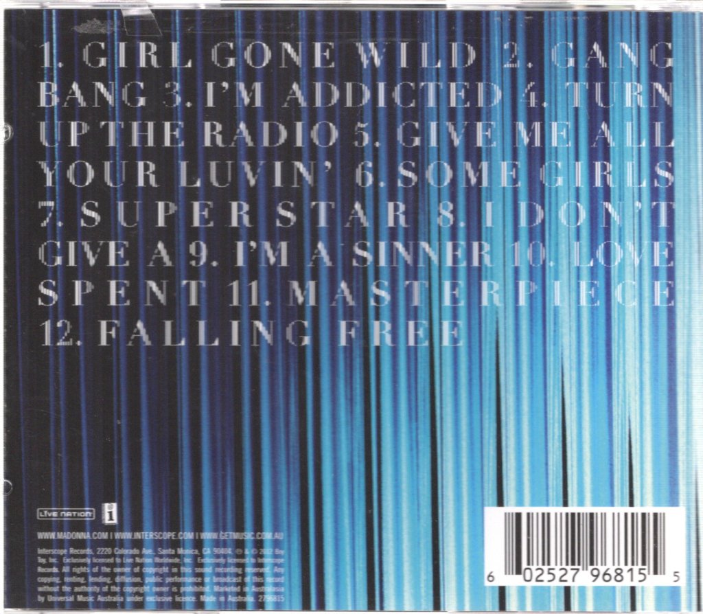 Madonna - MDNA - Cd