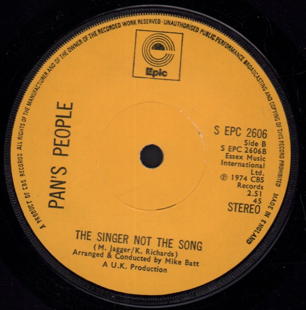 Pan's People - You Can Really Rock And Roll Me - 7 Inch