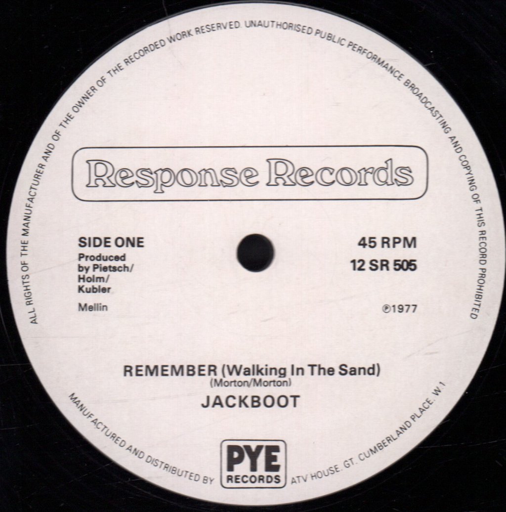 Jackboot - Remeber - 12 Inch