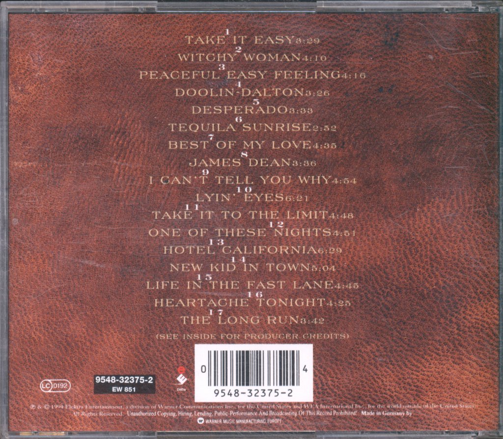 Eagles - Very Best Of The Eagles - Cd