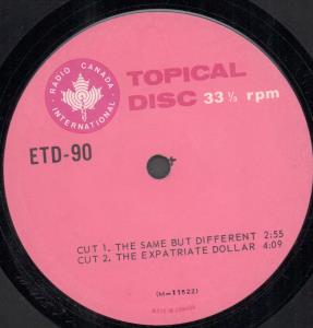 Topical Disc - Same But Different - 7 Inch