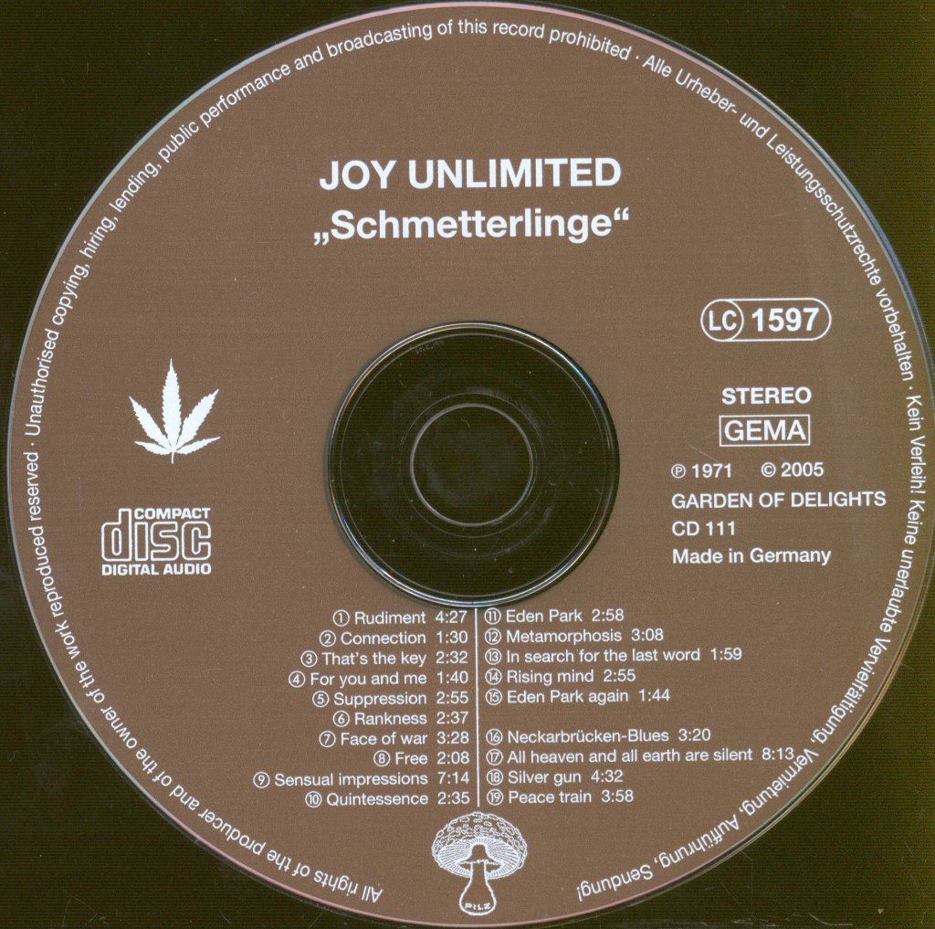Joy Unlimited - Schmetterlinge - Cd