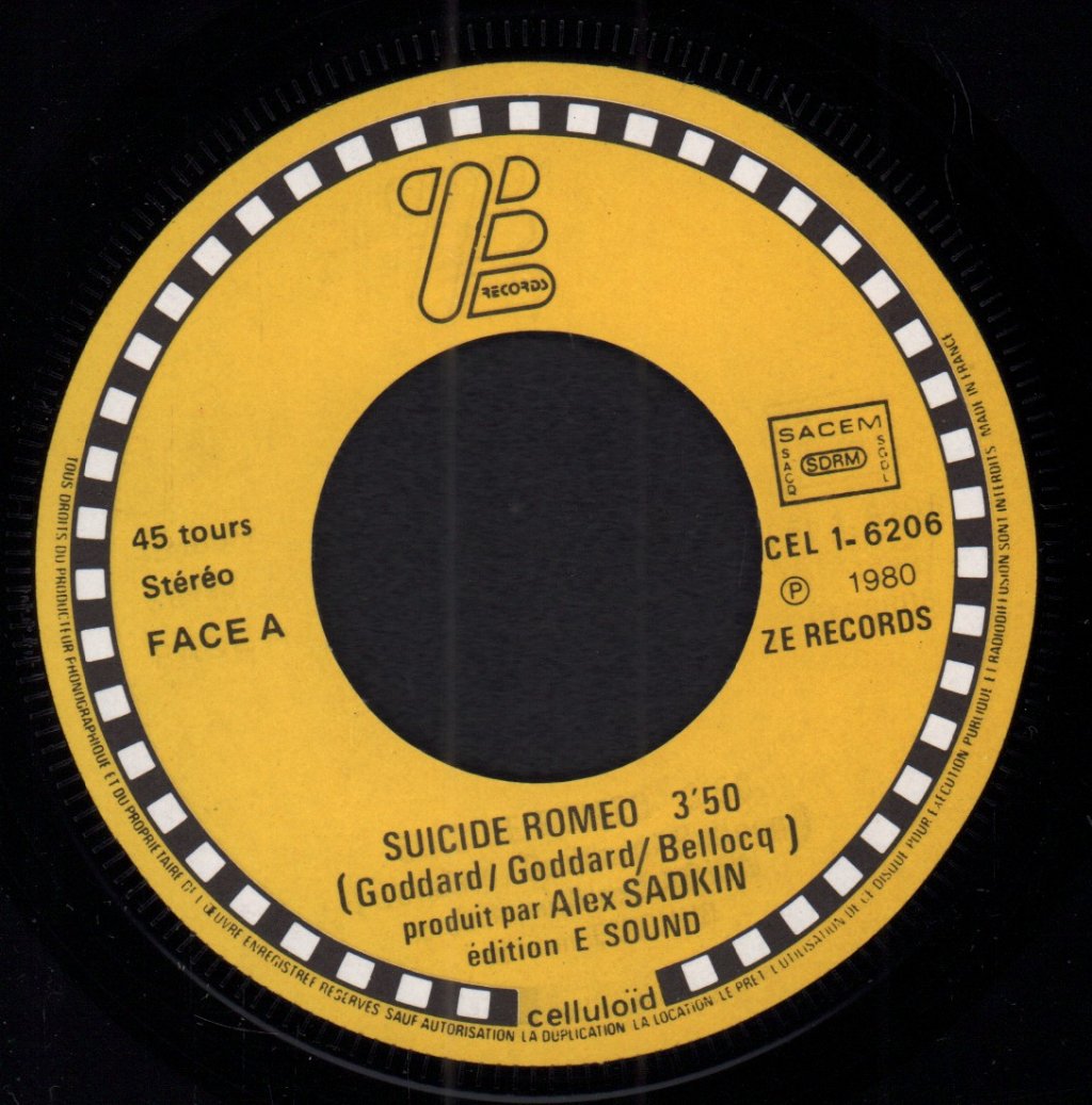 Suicide Romeo - Suicide Romeo - 7 Inch