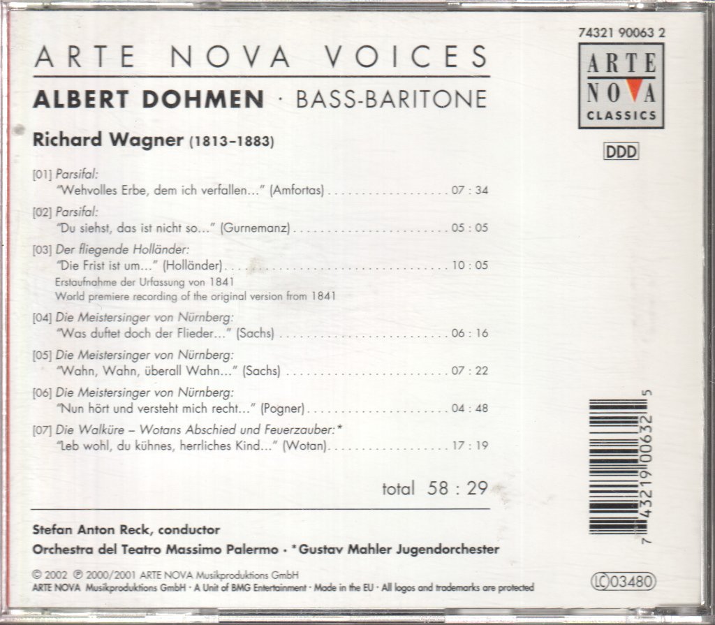 Albert Dohmen - Wagner Portrait - Cd