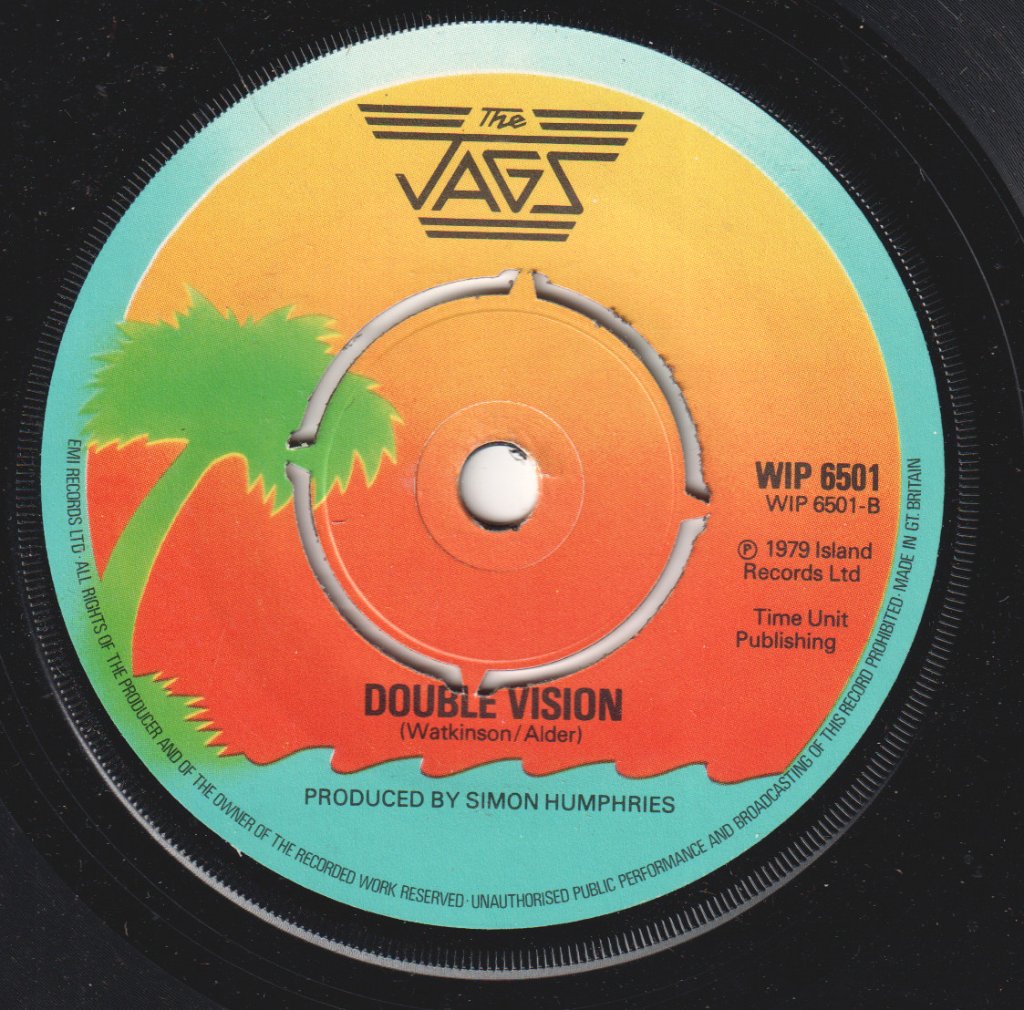 Jags - Back Of My Hand - 7 Inch