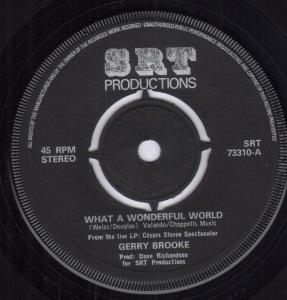 Gerry Brooke / Sonya Montego - What A Wonderful World/Help Me Make It Through The Nigh - 7 Inch