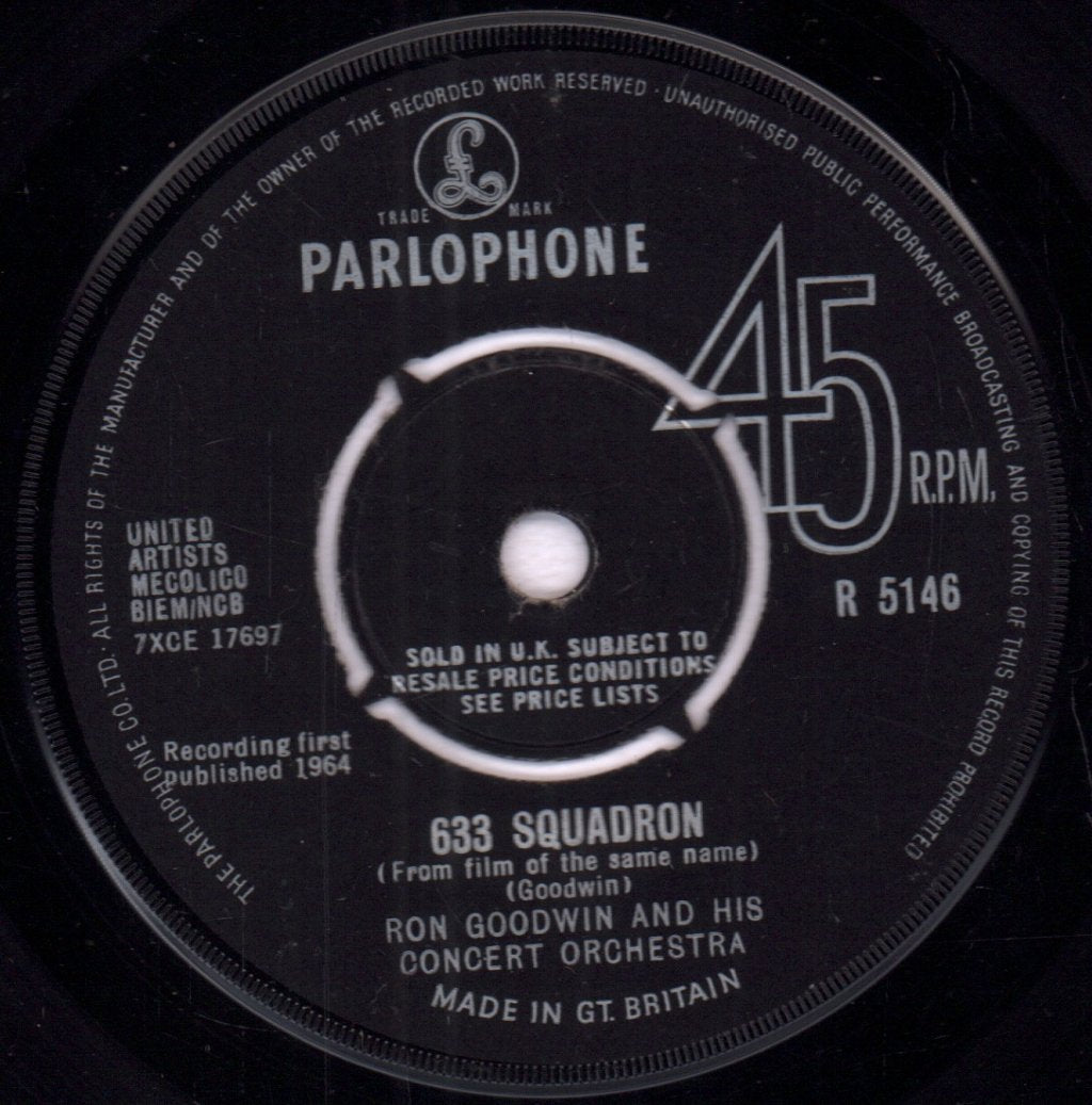 Ron Goodwin Concert Orchestra - 633 Squadron - 7 Inch