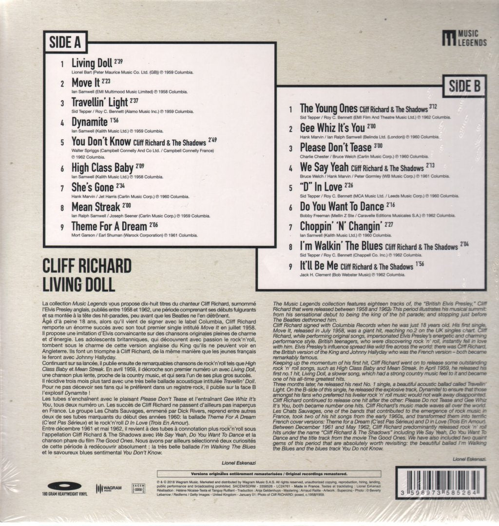 Cliff Richard - Living Doll - Lp