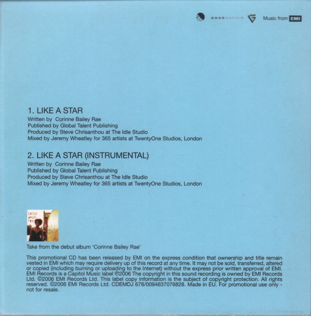 Corinne Bailey Rae - Like A Star - Cd