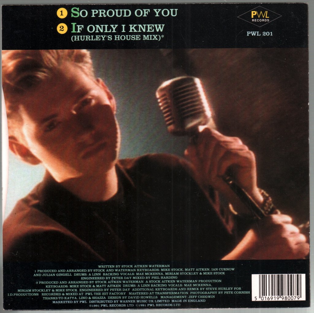 Paul Varney - So Proud Of You - 7 Inch