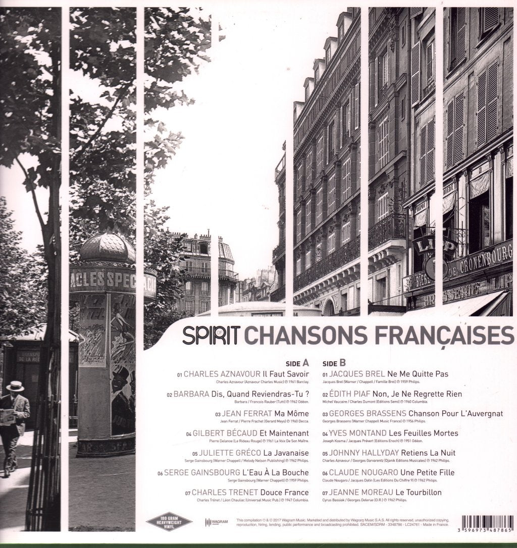 Various Artists - Spirit Of Chansons Francaises - Lp