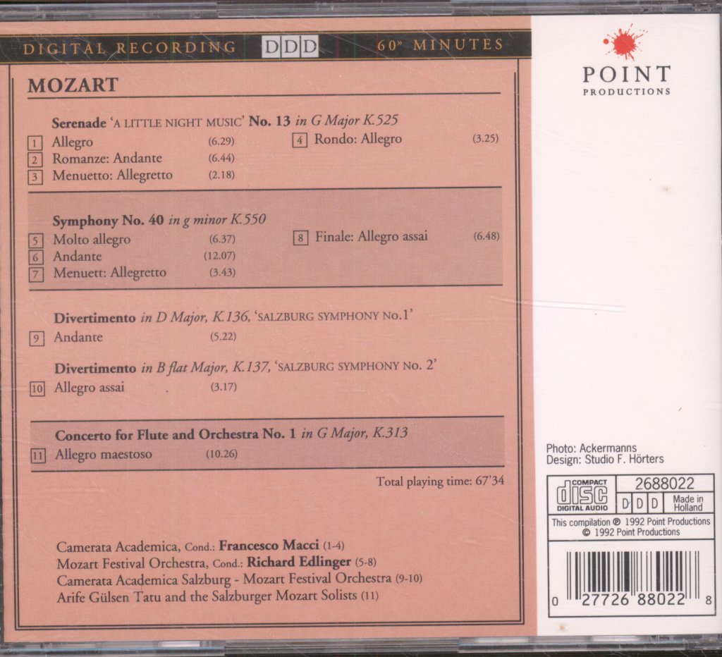 Various Artists - Best Of Mozart - Cd