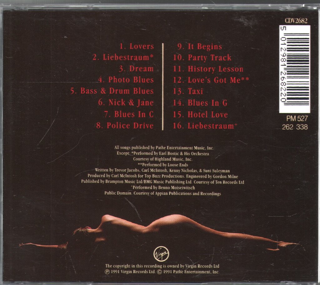 Mike Figgis - Liebestraum (Original Soundtrack Music Composed By Mike Figgis) - Cd