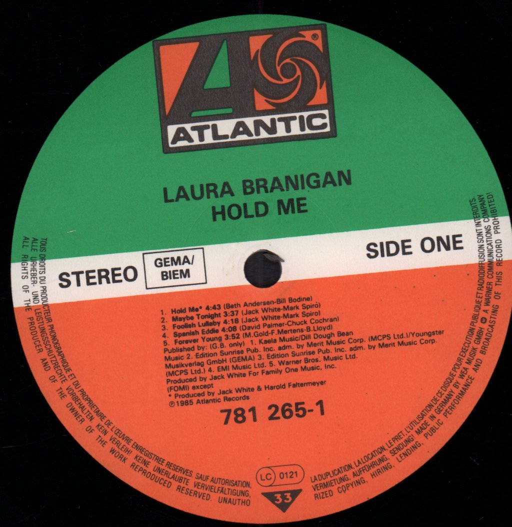 Laura Branigan - Hold Me - Lp