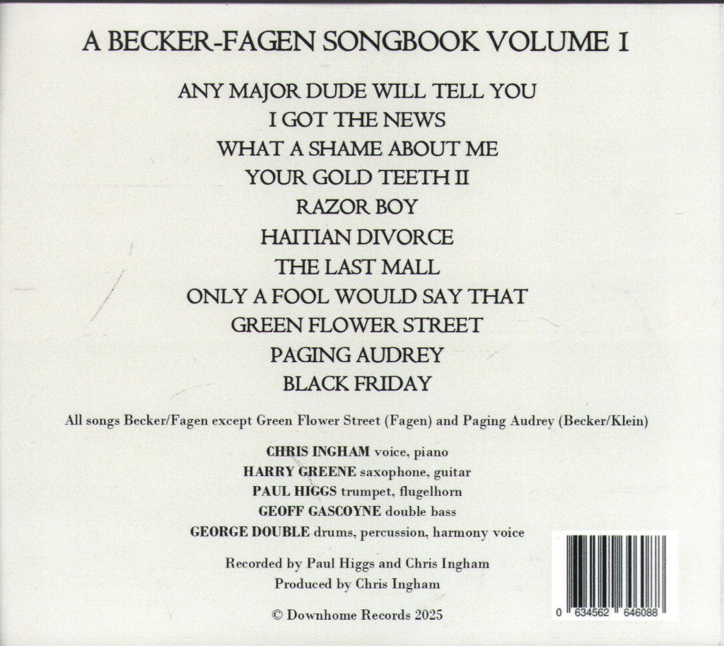 Chris Ingham Quintet - Walter . Donald - Cd