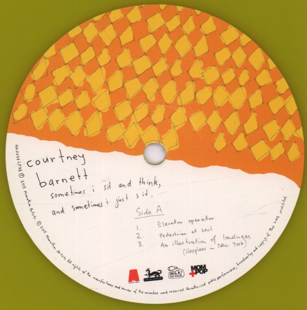 Courtney Barnett - Sometimes I Sit And Think, And Sometimes I Just Sit - Double Lp